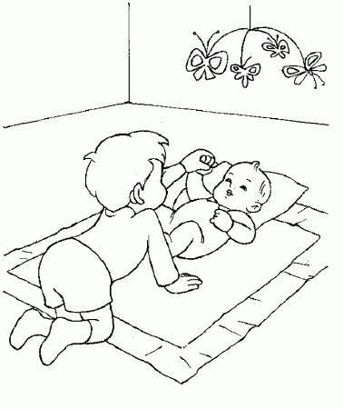 Baby Coloring Pages 18 | Free Printable Coloring Pages 