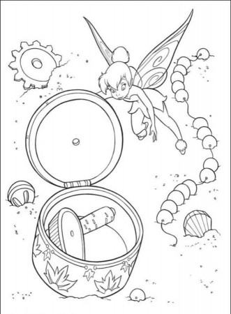 print tinkerbell lost treasure coloring pages