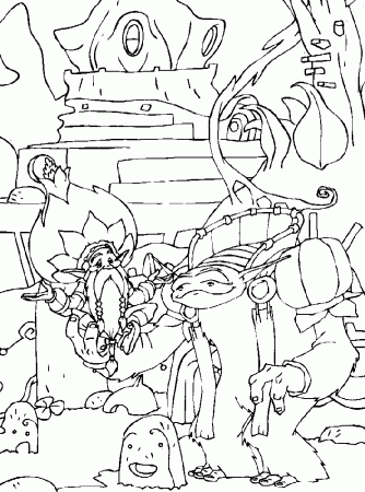 Desenhos de Arthur e os Minimoys para Colorir e Imprimir 
