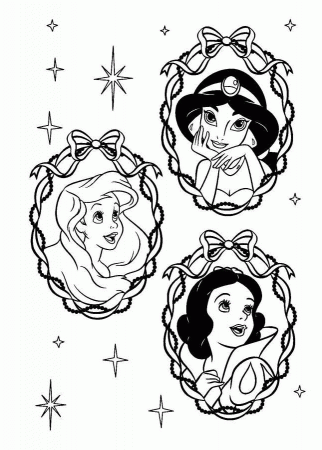 Disney Princess Coloring Pages for Girls | Random