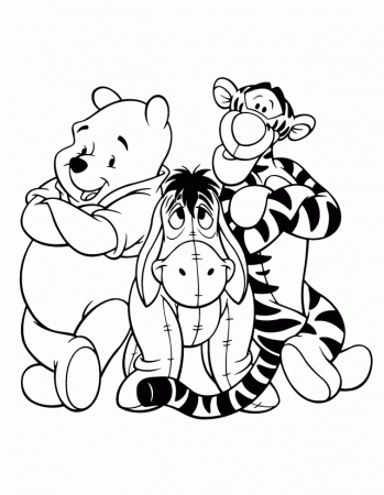 Baby Winnie The Pooh Coloring Pages Free Coloring Pages For 265733 