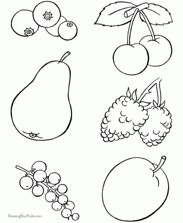 Coloring Pages of Food