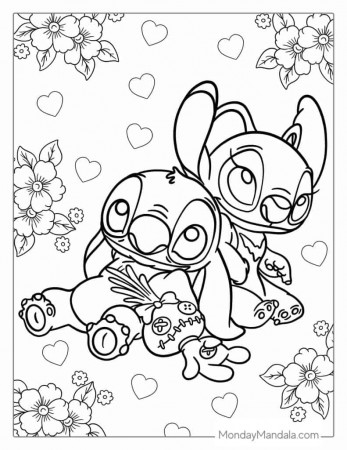 42 Lilo & Stitch Coloring Pages (Free ...