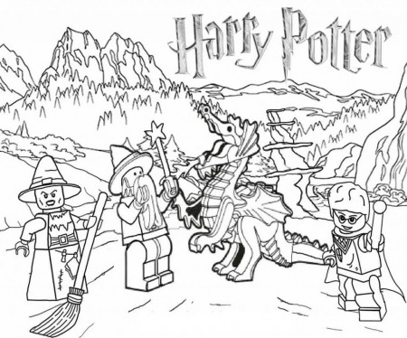 Lego Harry Potter 3 Coloring Page - Free Printable Coloring Pages for Kids
