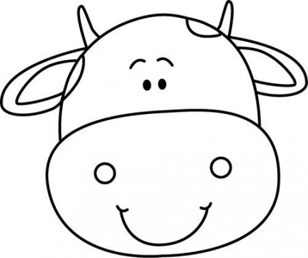 25 best ideas about Cow head in cow head clipart black and white collection  - ClipartXtras | Cow face, Cartoon cow, Cow cartoon images