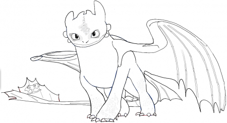 printable toothless coloring pages - Clip Art Library