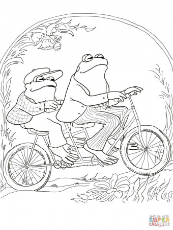 Frog and Toad Together coloring page | Free Printable Coloring Pages