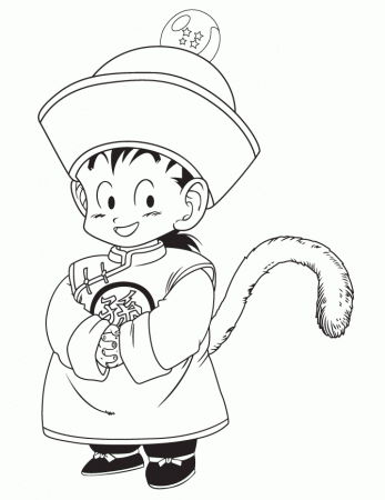 gohan coloring pages coloring pages of gohan dragon ball z ...
