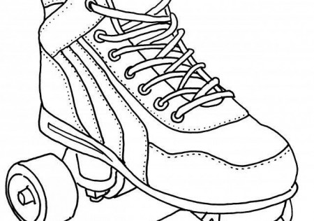 Skating Coloring Pages GetColoringPages.com_ #12325 | Kids roller skates, Roller  skates, Coloring pages
