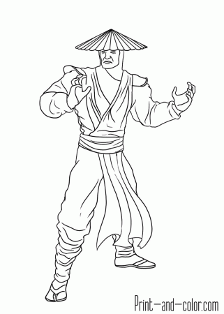 Scorpion Mk11 Coloring Pages