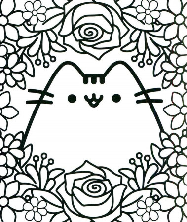 Get This Kawaii Coloring Pages Pusheen Cat for Adults !