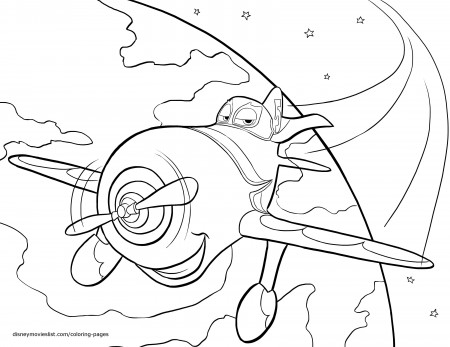 Drawings Planes (Animation Movies) – Printable coloring pages