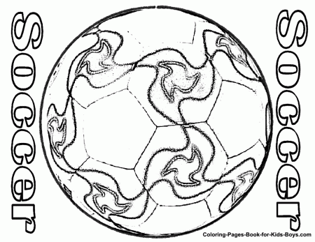 Soccer Ball Coloring - Colorine.net | #22277