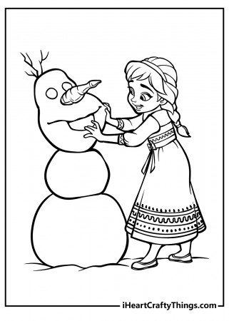 Printable Elsa And Anna Coloring Pages (Updated 2023)