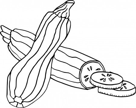 Zucchini coloring page - free printable coloring pages on coloori.com