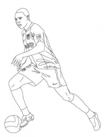 Mbappe coloring pages for fans - Free Printable Pictures