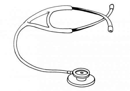 Coloring Page stethoscope - free printable coloring pages - Img 12128