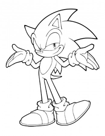 Sonic Coloring Book Coloring Pages Printable Coloring Page 105 - Etsy