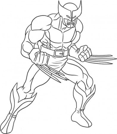 Printable Wolverine Coloring Pages | Coloring Me