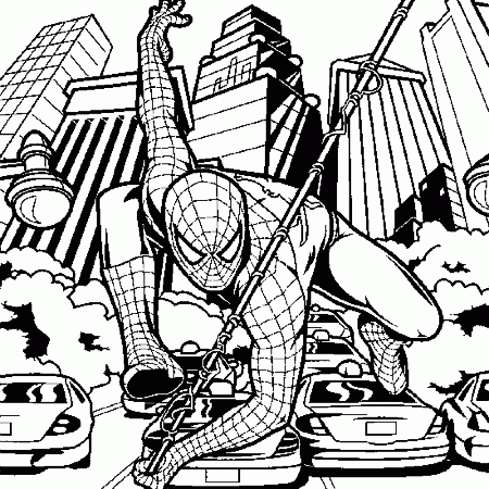 20 Free Pictures for: Spider Man Coloring Pages. Temoon.us