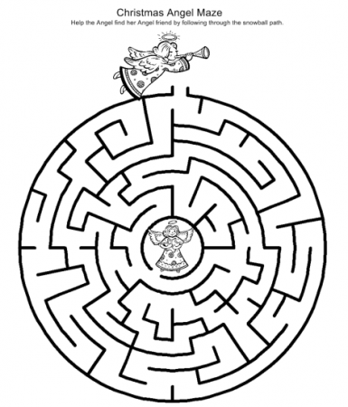 Christmas Mazes - Best Coloring Pages For Kids | Christmas activities for  kids, Printable christmas games, Christmas maze