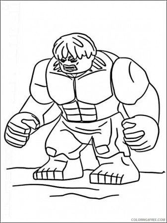 Lego Marvel Super Heroes Coloring Pages Printable Coloring4free -  Coloring4Free.com