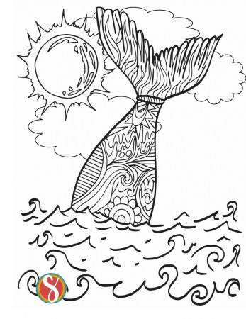 Free Mermaid Coloring Pages — Stevie Doodles