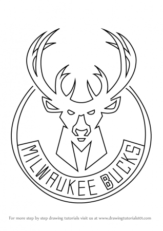 Learn How to Draw Milwaukee Bucks Logo (NBA) Step by Step : Drawing  Tutorials