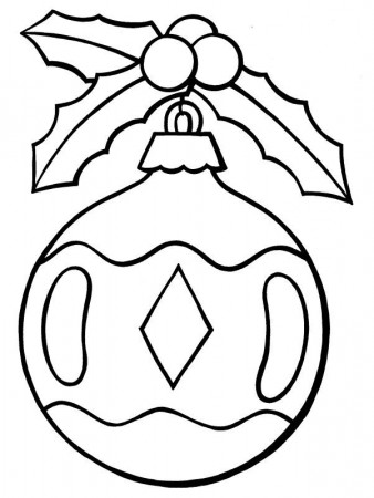 Christmas Ornament Coloring Pages | Christmas ornament coloring page, Christmas  coloring pages, Christmas colors