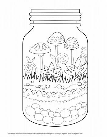 Hipster Coloring Book – Time & Again Shop