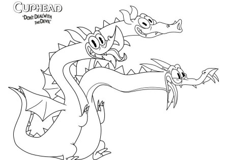 Cuphead Coloring Pages - Coloring Pages Kids 2019