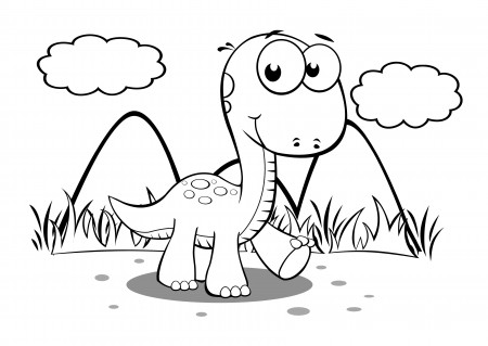 Baby Dinosaur Coloring Pages | Printable Shelter