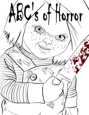 Abc's of Horror Digital Printable Adult ...