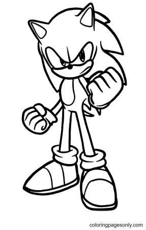 Sonic the Hedgehog 2 Coloring Pages Printable for Free Download