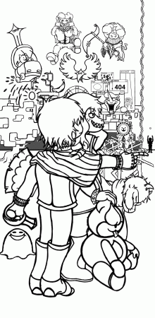 Deltarune coloring pages