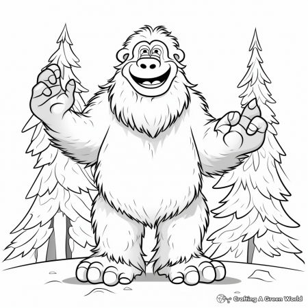 Yeti Coloring Pages - Free & Printable!