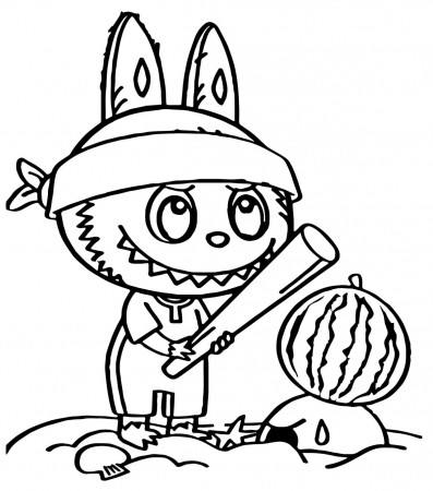 Labubu coloring pages