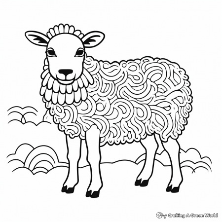 Sheep Coloring Pages - Free & Printable!