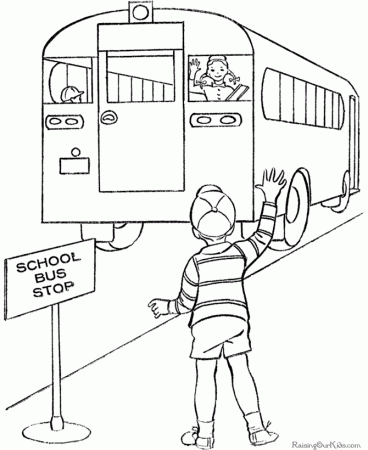 School coloring sheet 004