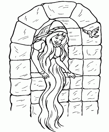 Rapunzel Coloring Pages | Free Coloring Online