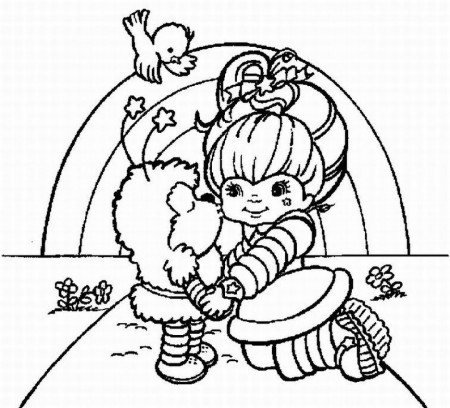 Rainbow Bright Coloring Pages Learn To Coloring Rainbow Color 