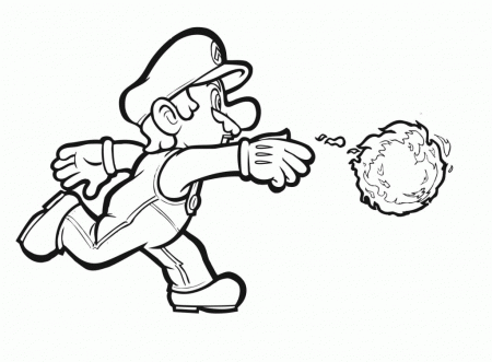 Printing Super Mario Coloring Pages For Kids - deColoring