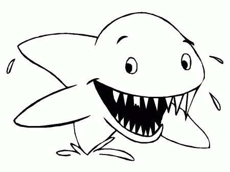 and sharks logo Colouring Pages