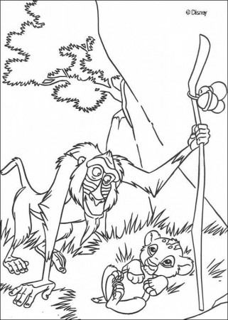 lion king disney Colouring Pages (page 2)