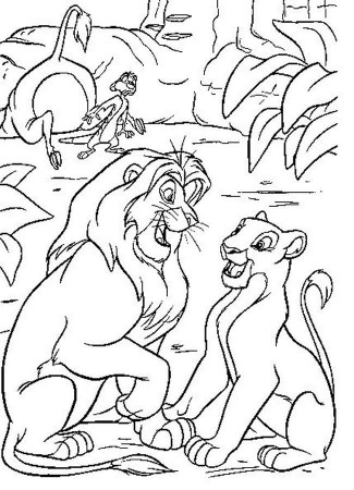 lion king 6 Colouring Pages