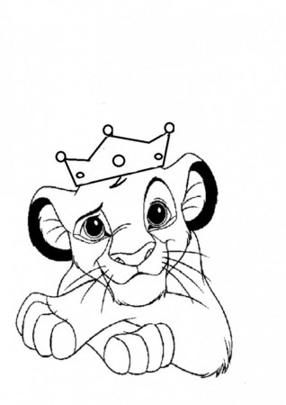 Free Lion King Mufasa and Simba Coloring Page | Kids Coloring Page