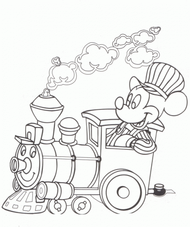 Walt Disney Railroad - Mickey Mouse Disneyland & Walt Disney World 