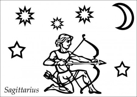 zodiac coloring pages