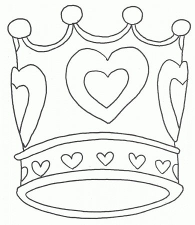 Crowns Colouring Pages