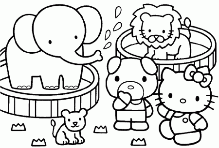 Hello Kitty Coloring Pages - Lets coloring!